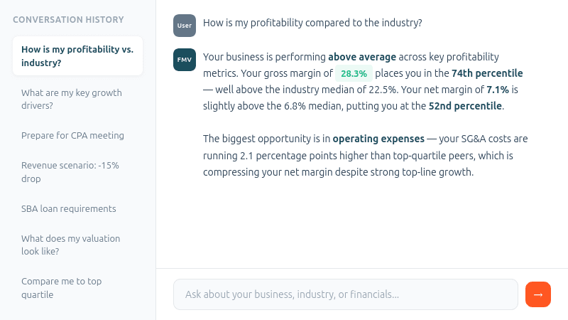 FMV Analytics Interface
